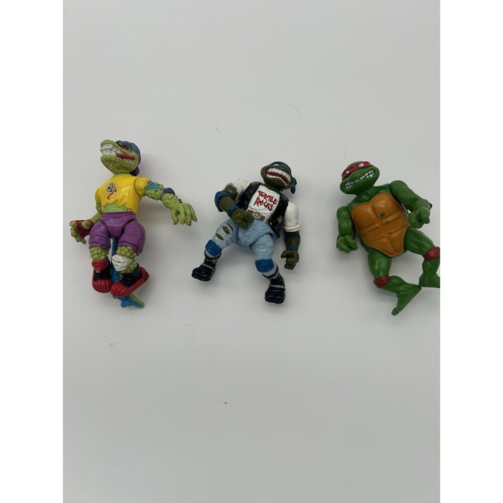VTG 90s Teenage Mutant Ninja Turtles Rockin’ Leo, Mondo Gecko And Rafael